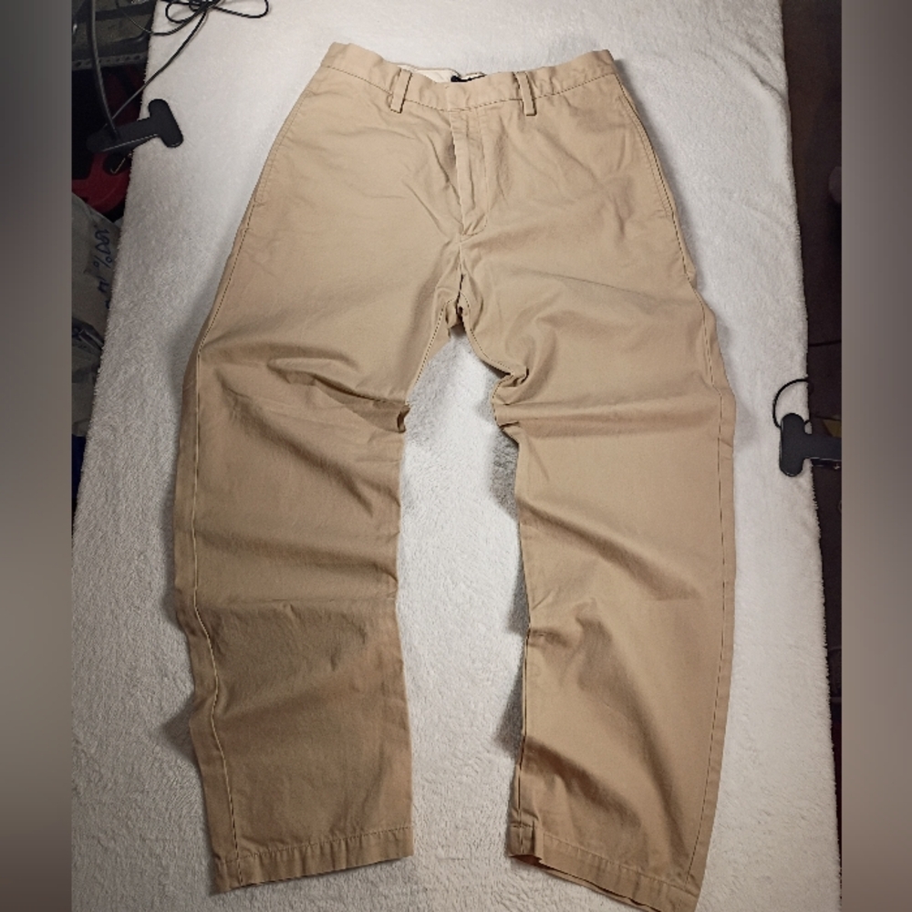 Vintage Banana Republic Khaki Chinos Straight Fit 32x32 Classic Cotton Pants